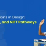 Students exploring design careers through UCEED NID NIFT